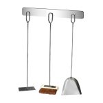 3 piece wall mounted stainless steel tools 750mm