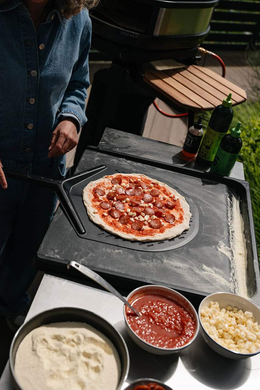 Gozney pizza prep board