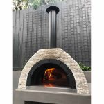 ja90 dome tiled preassembled pizza oven