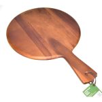 round pizza serving board